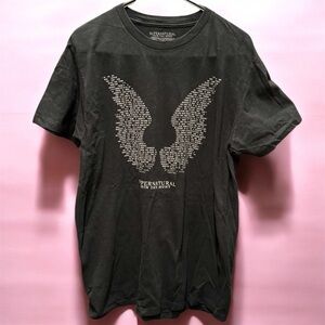 Supernatural Black Graphic T-Shirt LARGE